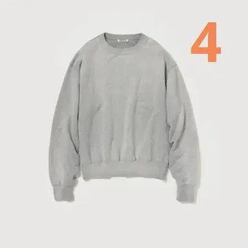 오라리 맨투맨 트레이닝복 그레이 25aw