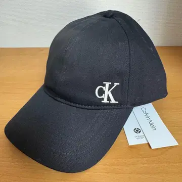 캘빈클라인 로고 캡 블랙 CK