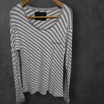 상태 A yoshio kubo 스트라이프 긴팔 티셔츠