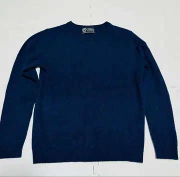 저널 스탠다드 남성용 캐시미어 100% 스웨터 네이비 L 사이즈