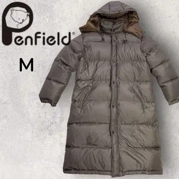 Penfield 펜필드 롱 다운 코트 브라운 M 후드 부착