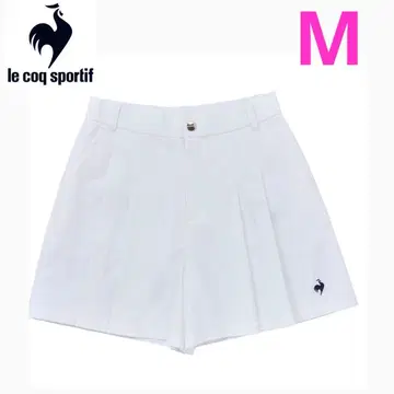 새상품 르꼬끄 골프 큐롯 화이트 M 의류 팬츠