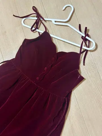 보르도 구제 의류 롱 원피스 (착용 사진 있음)