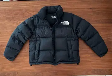 THE NORTH FACE 블랙 눕시 다운 자켓 여성용 S