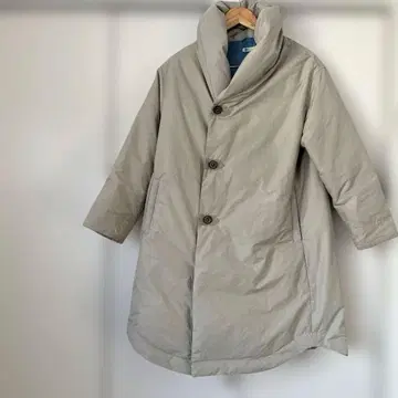 붐 스탠드넥 다운 아우터 블루종 점퍼 그레이