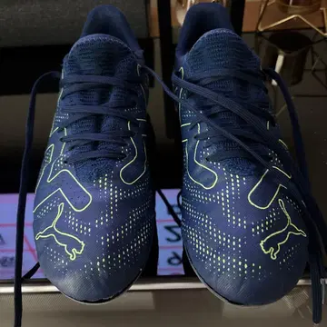 Puma 축구화 네이비/라임 FG