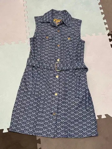 새상품급 마이클코어스 MICHAEL KORS 슬리브리스 데님 원피스