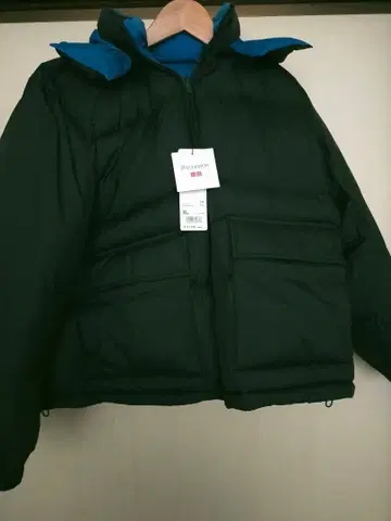 택 포함 미사용 JW Anderson x 유니클로 다운 자켓