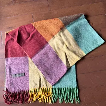 Y's for men 멀티 컬러 스톨 브라운 택 90