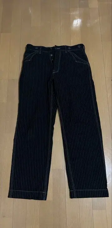 schott 히코리 데님 블랙 32 샷