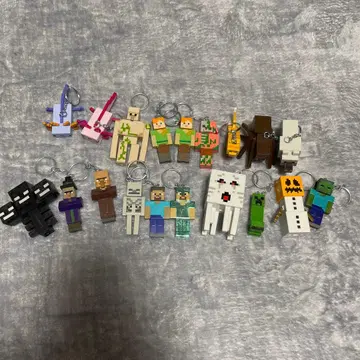 마인크래프트 캐릭터 키링 세트