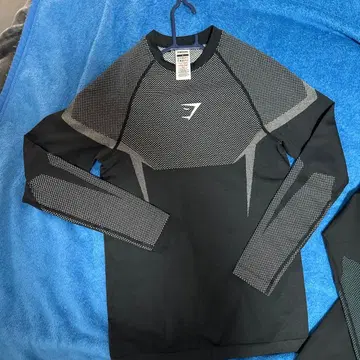 GYMSHARK ONYX 5.0 SEAMLESS BLACK/grey