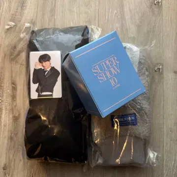 SUPER SHOW 10 프리미엄 시트 굿즈 & 트레이딩 카드