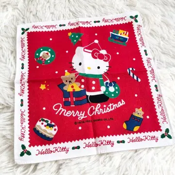 헬로키티 손수건 크리스마스 1992 헤이세이 레트로