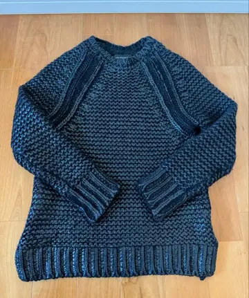 쟈딕 앤 볼테르 럭스 프레스 니트 로우 게이지 표기:XS(해외 기준)