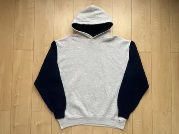 90s 러셀 애슬레틱 투톤 후드 맨투맨 USA제