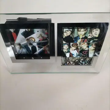 BTS 시계와 사진 프레임 세트