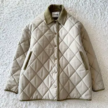 미사용급 카베사 로쏘 2024AW 코듀로이 컬러 퀼트 블루종