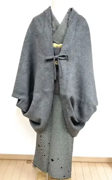 따뜻한 울 겉옷 코트 겸용 타입 일본제 의류에도