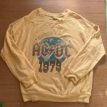USED AC/DC 1979 월드 투어 맨투맨 S ACDC