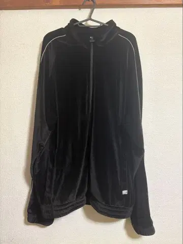 PRO CLUB 블랙 벨벳 자켓