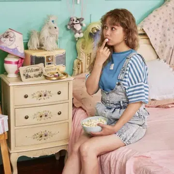 [거의 미사용 새상품] peco club 오버롤