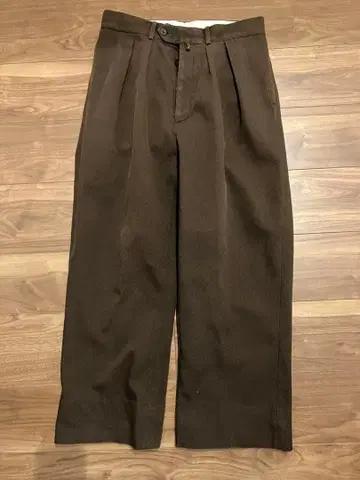 NEAT 와이드 코튼 카르제 팬츠 46