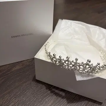 ANNAN WEDDING 실버 티아라