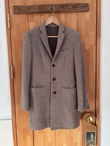 STUDIOUS 체스터 코트 울 혼방