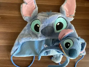 스티치 귀도리 모자 머리띠 2세트