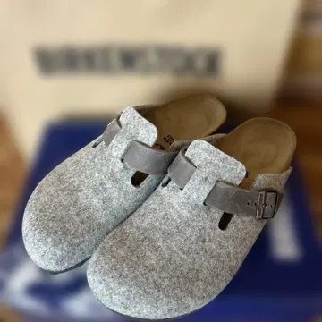새상품 BIRKENSTOCK 보스턴 펠트 크로그 39