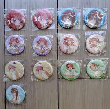 영화 5등분의 신부 크림 소다 ver. 트레이딩 캔뱃지 13개 세트