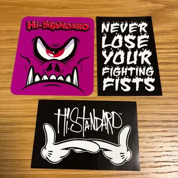 HI-STANDARD 스티커 3장 세트