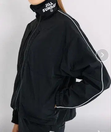 WCJ 발수 트랙 자켓 블랙