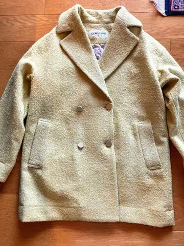 GEORGES RECH 더블 울 코트 38 등 다운 포함