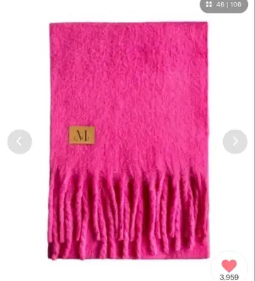 mucent 머플러 핑크