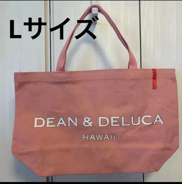 DEAN & DELUCA 하와이 한정판 토트백 핑크 L 사이즈