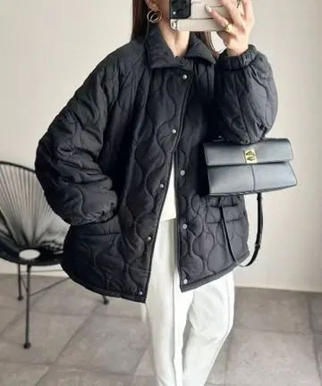 Ada. 스탠 칼라 충전솜 퀼팅 퍼퍼 자켓 코트 아우터