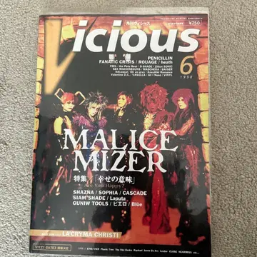Vicious 6월호 1998년 MALICE MIZER 특집