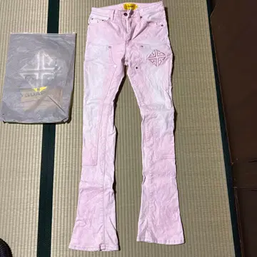 GUAPI 30 핑크 플레어 팬츠