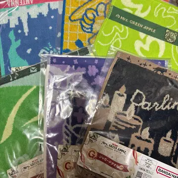 Mrs. GREEN APPLE 제일복권 자카드 타월 G상 6장 세트