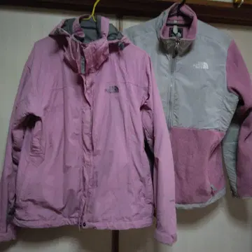THE NORTH FACE 핑크 마운틴 파카 M과 자켓 2개