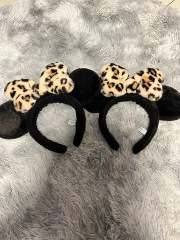 디즈니 머리띠 레오파드 무늬