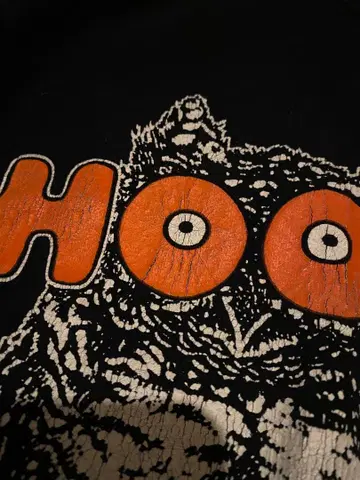 00s 후터스 빈티지 T셔츠 블랙