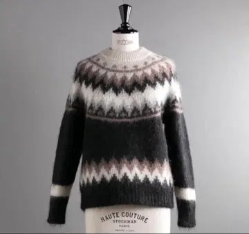 바토너 BATONER 노르딕 무늬 스웨터 니트