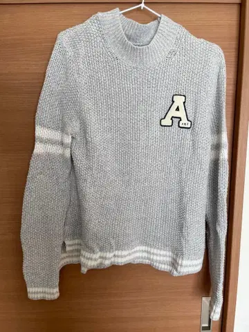 Abercrombie & Fitch 그레이 니트 스웨터 M