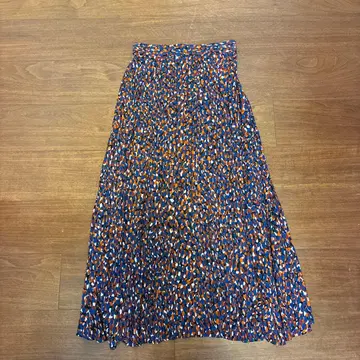 스픽 앤 스팬 롱 스커트 파랑, 오렌지, 화이트