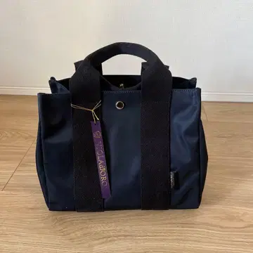 네이비 토트백 나일론제