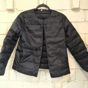 새상품급 무인양품 다운 자켓 S 블랙