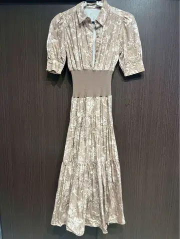 rienda 플라워 프린트 맥시 원피스 S